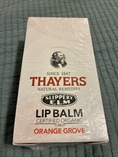 Discontinued 24 Pack Thayers Slippery Elm Lip Balm In Orange Grove Sealed