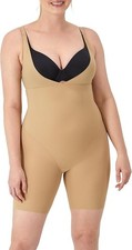 Maidenform Womens Firm Control Shapewear Open Bust Body Shaper, Beige, 3XL