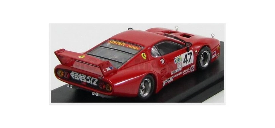 BEST-MODEL 9546 FERRARI - 512BB LM N 47 DAYTONA 1982 DAVIS - DE DRYVER - RED - 1 - Immagine 2 di 2