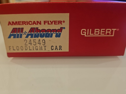 Gilbert American Flyer 24549 Floodlight Car New - Picture 4 of 4
