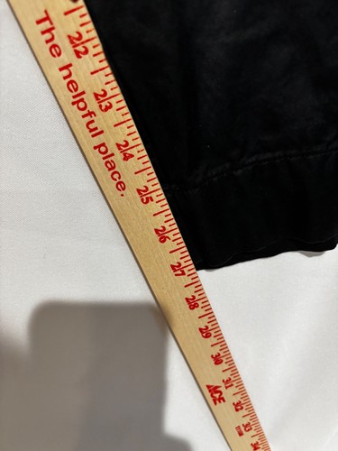 Old Navy Damen weites Bein extra hoher Bund Cargohose Gr. 16 schwarz Satin Grunge - Bild 4 von 9
