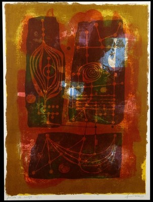 Untitled, 1967. Farblithographie Will FABER (1901-1987 D), handsigniert, 18/23