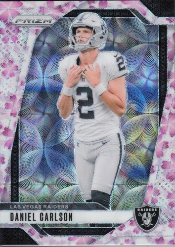 2024 Panini Prizm Daniel Carlson Choice Cherry Blossom #/15 #153