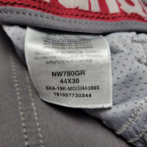 Wrangler Pants Mens Size 44x30 Gray Utility Work Nylon Zip Pocket Outdoor Campin - 第 11/17 張圖片