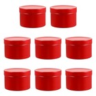 8 stücke abgerundete dicht aufbewahrungsboxen abgerundete aluminiumbehälter