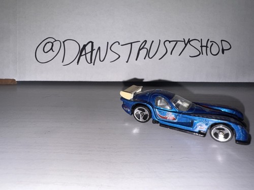 Hot Wheels 1997 Panoz GTR-1 Samurai auto da corsa blu - Foto 2 di 3