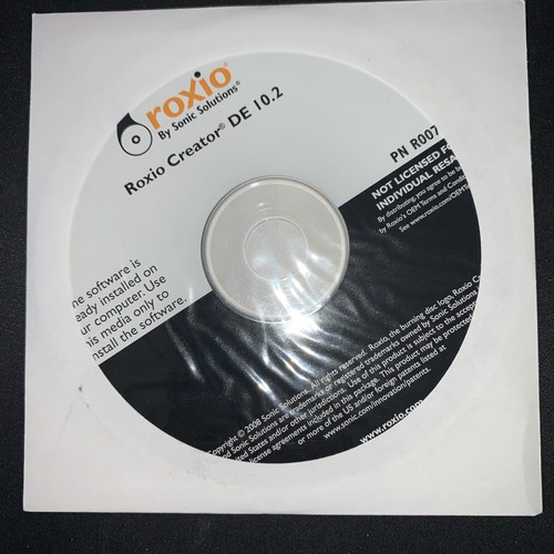 SOFTWARE ROXIO CREATOR DE 10.2 (NUEVO) - Imagen 1 de 2