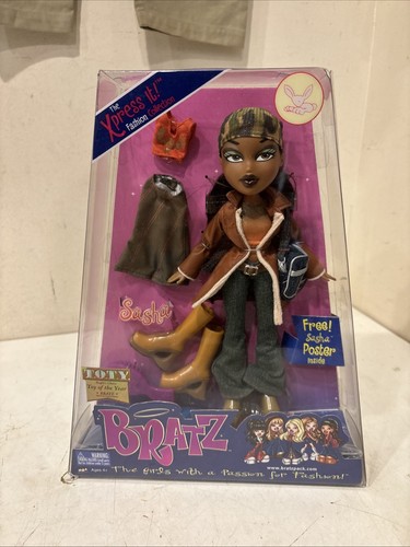 Vintage BRATZ Sasha Doll 2002 Xpress It! Fashion Collection