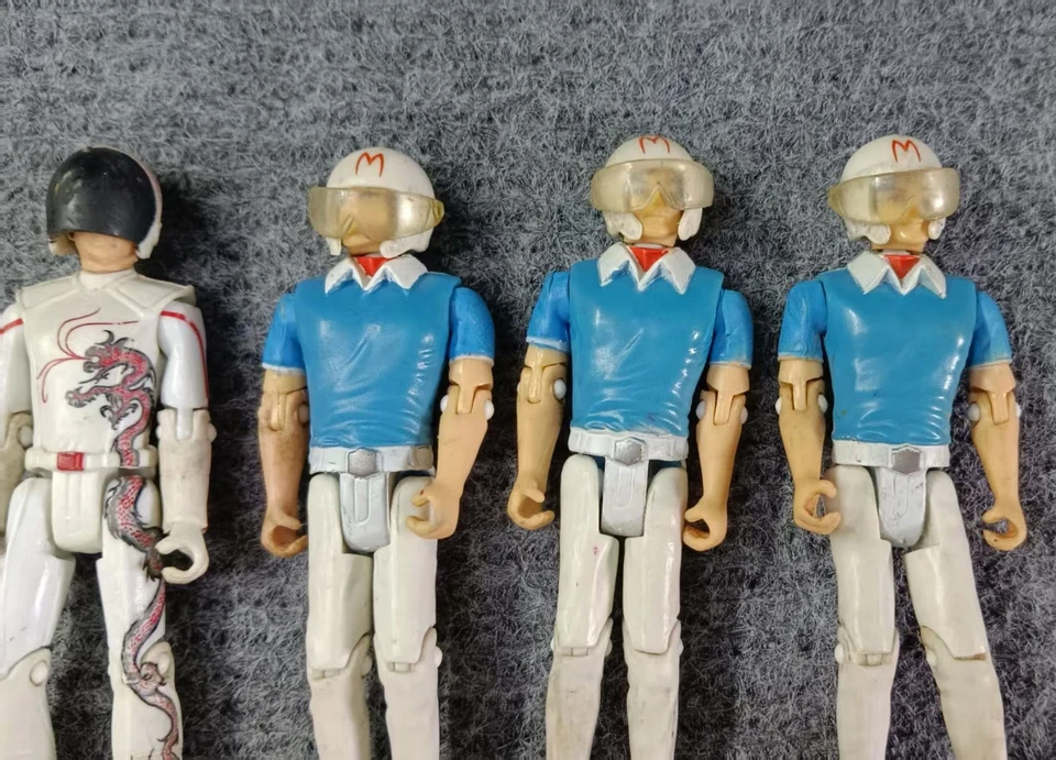 Lote de 5 FIGURA DE ACCIÓN Speed Racer 3.5" antigua suelta #A2 Foto 3 de 4
