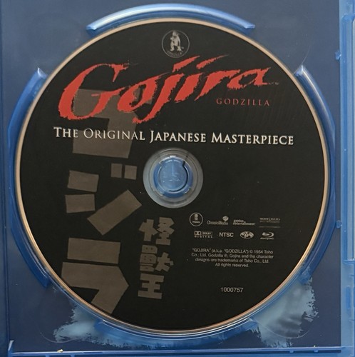 GOJIRA Blu-ray GODZILLA Original Japanese Masterpiece 1954 Toho OOP - Imagen 3 de 3