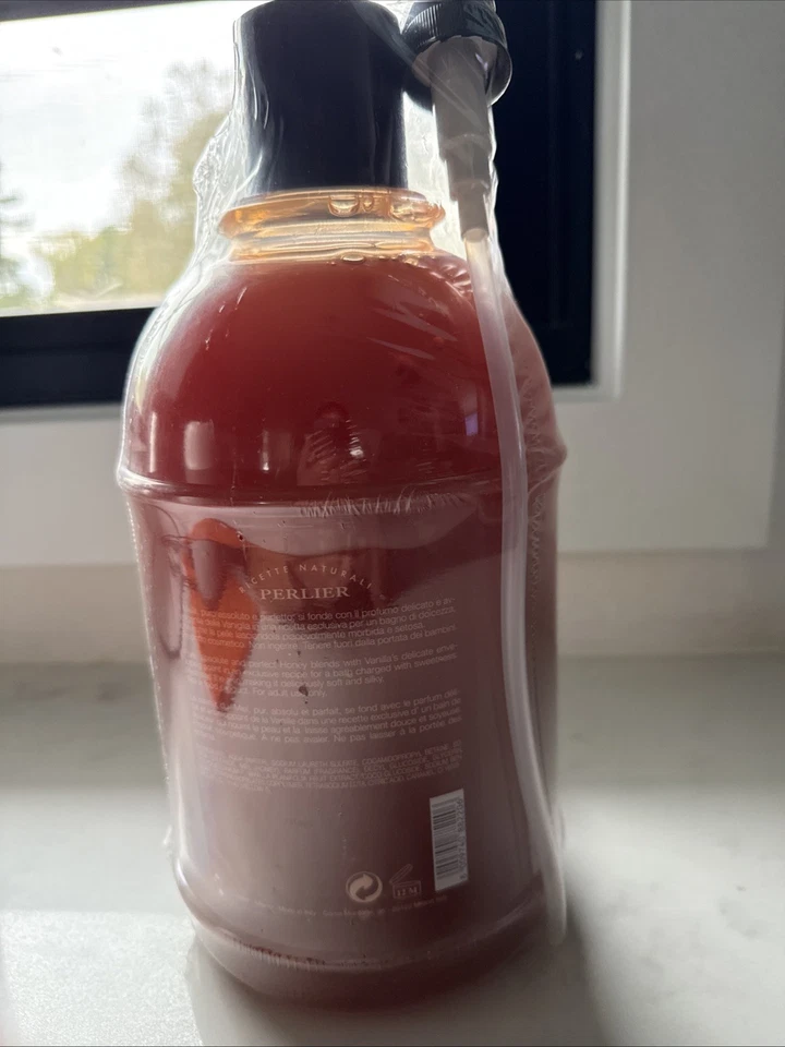 Crema de baño de ducha Perlier Honey Miel Italia 3000 ml/101 oz ENORME botella nueva sellada Foto 2 de 3