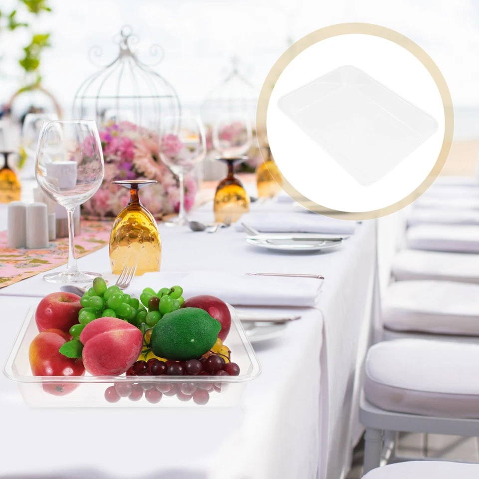 Restaurant Obst Brot Tablett Rechteckige Obst Tablett Tee Ware Serviertablett - Bild 3 von 4