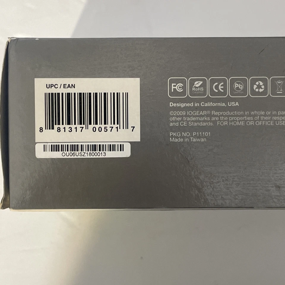 IOGear GPSU21 1-Port USB 2.0 Print Server w/ AC Adapter & USB Cable  New - Image 3 of 3