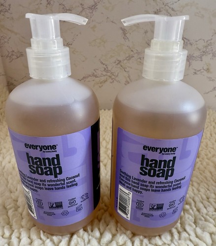 EVERYONE Hand Soap - Lavender & Coconut, 12.75 Ounce (Pack of 2) FREE SHIPPING! - Picture 2 of 3