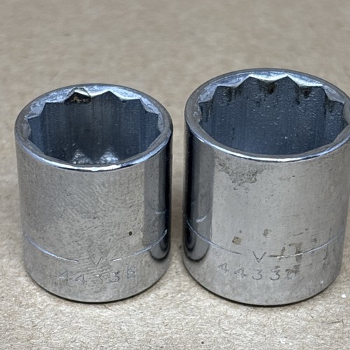 CRAFTSMAN 3/8 Drive 12 Point Standard 9 Piece Socket Set V Series PERMANEX Case - Picture 14 of 17