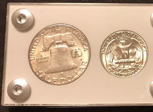 1951 Silver Mint Year Set Gem Coins White Capital Holder - Picture 5 of 6