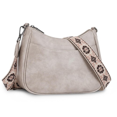 Crossbody Bags for Women Trendy, Leather Crossbody purse with Adjustable Stra...