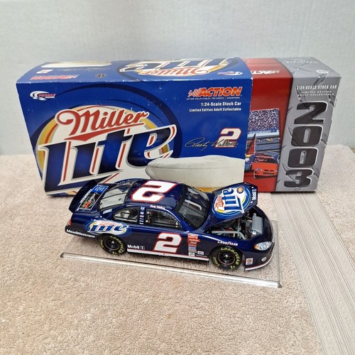 Rusty Wallace #2 Miller Lite 2003 Intrepid 1:24 Nascar Diecast (K) - Picture 1 of 15