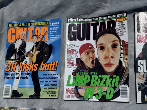 Lot 12 Vtg Guitar World Magazine Back Issue 1997-2007 Van Halen, Dave Mathews - Imagen 2 de 6
