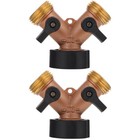  2 PCS Gartenschlauchadapter Verbindungsstück Gartenschlauchsplitter