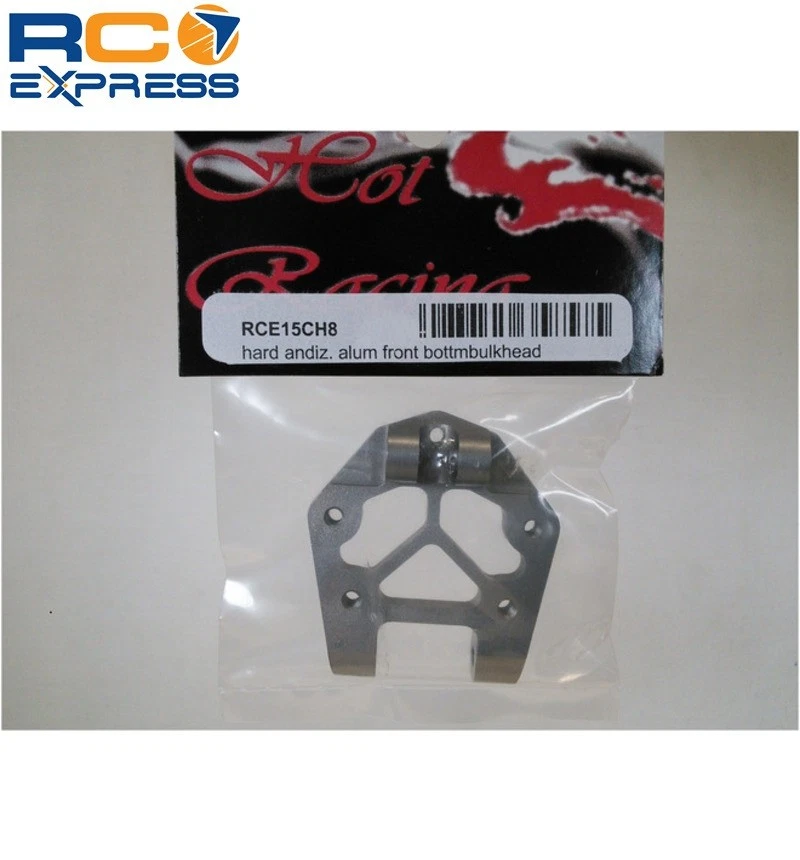 Hot Racing Associated RC8 Aluminum Front Bulkhead RCE15CH8 - Image 3 of 4