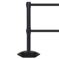 QUEUE SOLUTIONS WMRTwin250B-LBN110 WeatherMaster Twin 250, Black, 11' Light