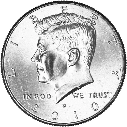 2010 D Kennedy Half Dollar Uncirculated from Mint Set