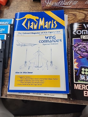 WING COMMANDER 3D SPACE COMBAT ORIGIN VINTAGE 1990 IBM - Foto 8 di 11