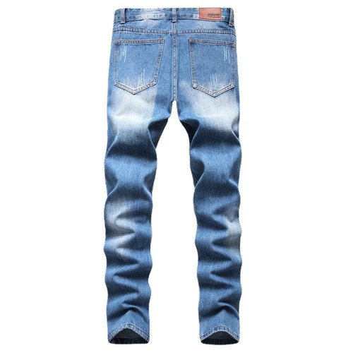 Men's Ripped Regular Fit Jeans (28, 332 Blue) - Bild 2 von 7