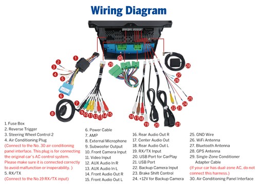 Apple CarPlay Android 14 Car Stereo Radio GPS Navi FM For 2003-2007 Honda Accord - Picture 20 of 26