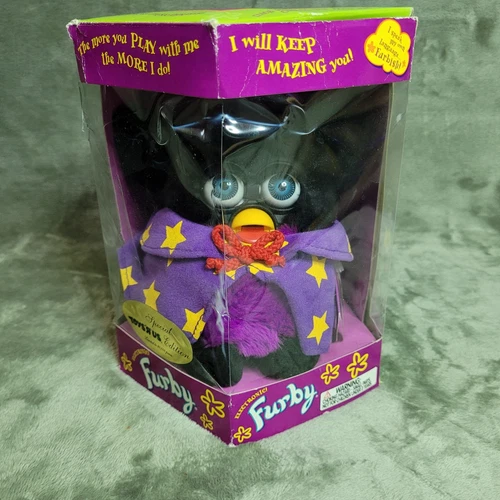 Vintage Furby WIZARD Sorcerer 1999 SEALED 70-896 RARE Special Edition BOX DAMAGE