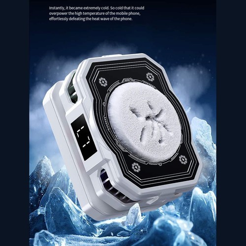 Accessoire Smartphone Refroidisseur Sans Fil Compact avec Affichage Numérique d - Photo 3 sur 12