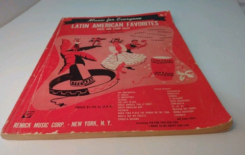 Música favorita latinoamericana para todos solos vocales y de piano 1953 - Imagen 2 de 9