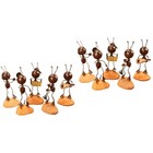  10 STÜCKE Kreative Ant Design Modelle Spielen Musik Ameisen Dekoration Desktop