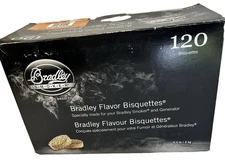 Bradley Smoker Bisquettes 120 Pack - Maple NEW SEALED Individual Packs