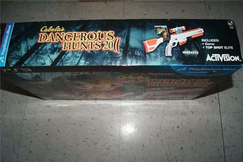 Cabela's Dangerous Hunts 2011 PS3 Wireless Gun & Game Bundle New Sealed - Picture 6 of 10