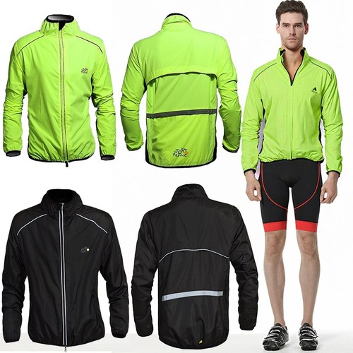 Cycling Jacket Waterproof Windproof Vest Quick-dry Reflective Logo Windbreaker - Picture 3 of 22