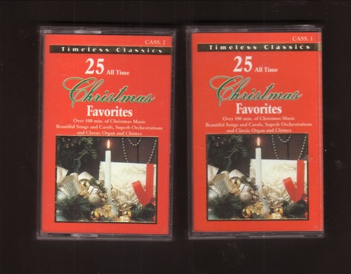 50 All Time Christmas Favorites--1995 Box Set of Two Cassettes--Canadian Import - Picture 3 of 3