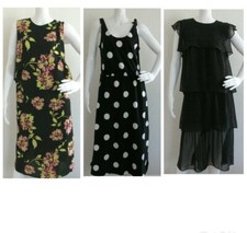 Who What Wear M Dress Floral Polka Dot Spring Summer Womens Sz S Med Sleeveless