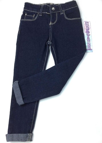 Girl's Toddlers Jeans Size 2T Blue Denim Pants Love At First Sight VTG 90s - Picture 3 of 8