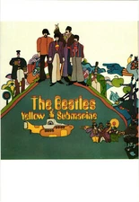 The Beatles Yellow Submarine Album Cover Postcard Unposted Classico