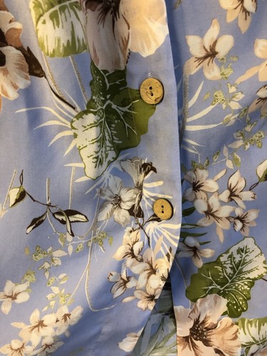 NEW MIDI SKIRT & TOP TIE BLOUSE SET UK 14 BLUE FLORAL PRIMARK SUMMER - Picture 9 of 11