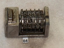 WETTER Reverse letterpress numbering machine 04
