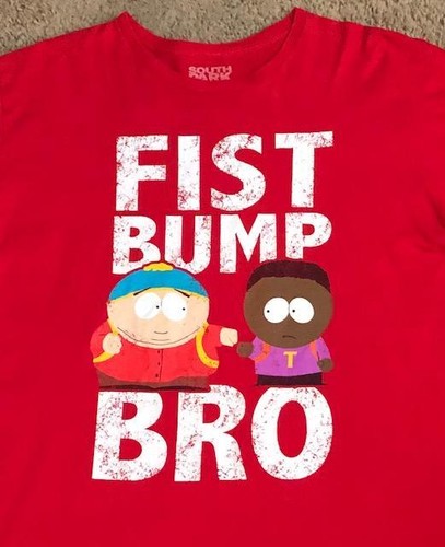 South Park "Fist Pump Bro" TV Figuren Herren T-Shirt rot Grafik Gr. XL - Bild 2 von 4