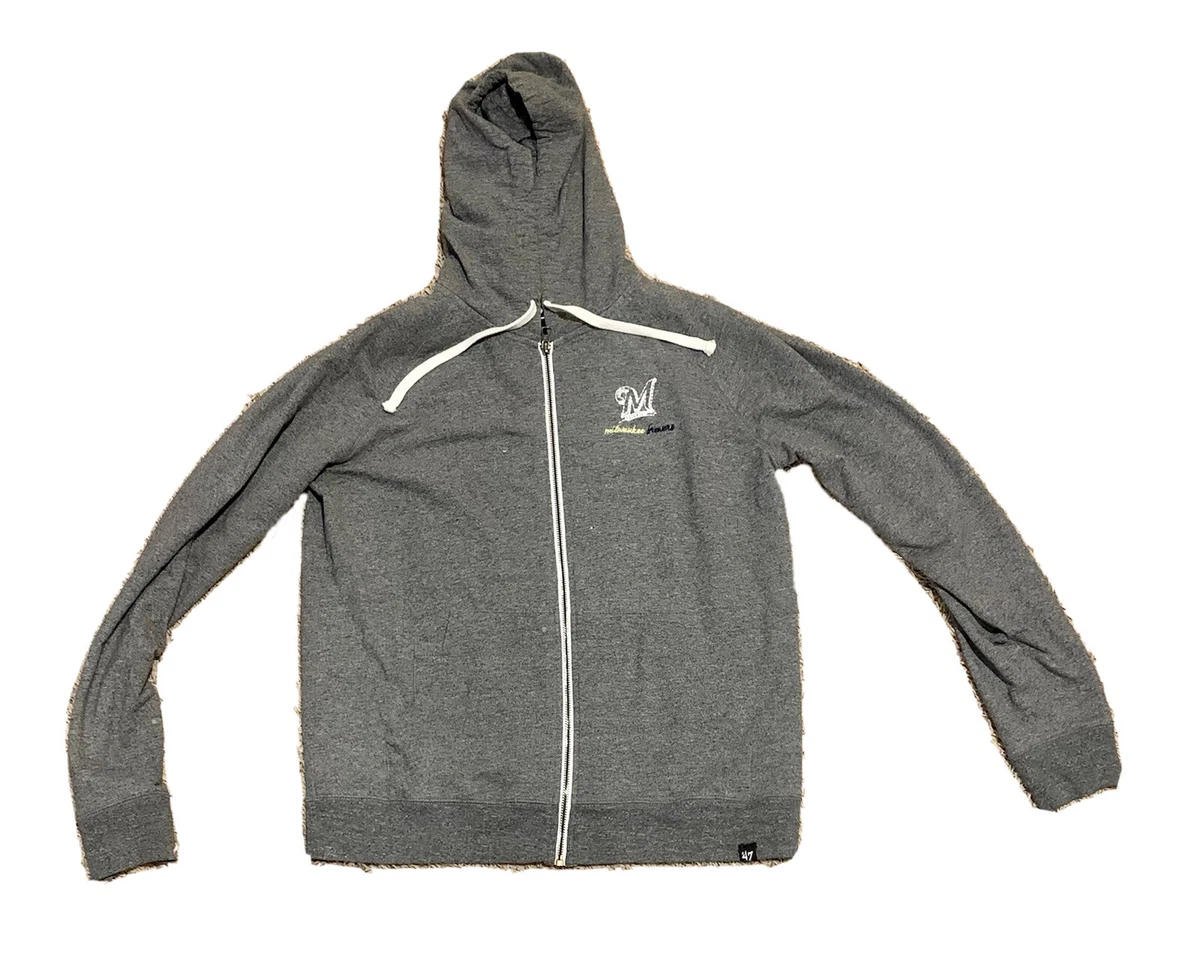 Brewers zip up sweatshirt clearance