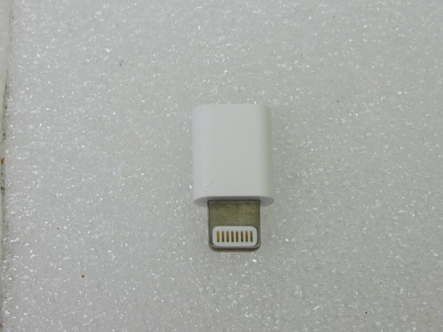 Apple Lightning To Micro USB Adapter White MD820ZM/A OPEN BOX Unused - Picture 4 of 5