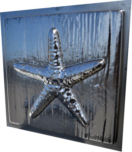 Moldes de plástico caracola estrella de mar escultura concreto yeso piedra conjunto 3 piezas W32 - Imagen 9 de 12