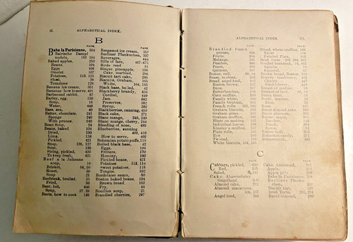 1890 ~ "AUNT BABETTE’S” ~ AMERICAN JEWISH ANTIQUE COOK BOOK - Imagen 6 de 18