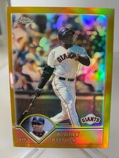 2003 Topps Chrome 'Gold Refractor' Barry Bonds #245, serial'd /449 NM/MT!!!