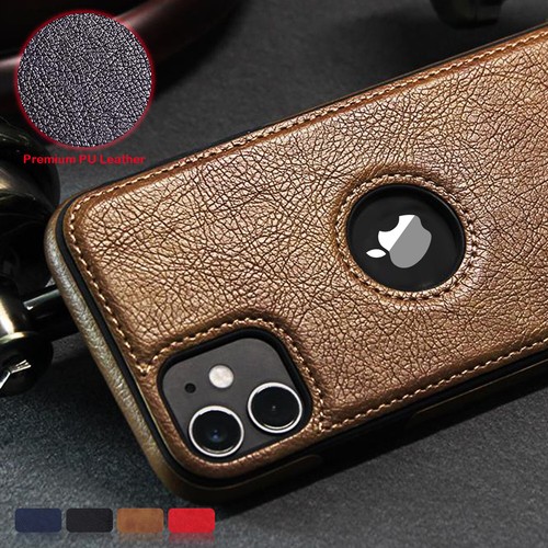For iPhone 15 Pro Max 14 Plus 13 12 11 Shockproof Leather Luxury Slim Cover Case - Picture 10 of 17